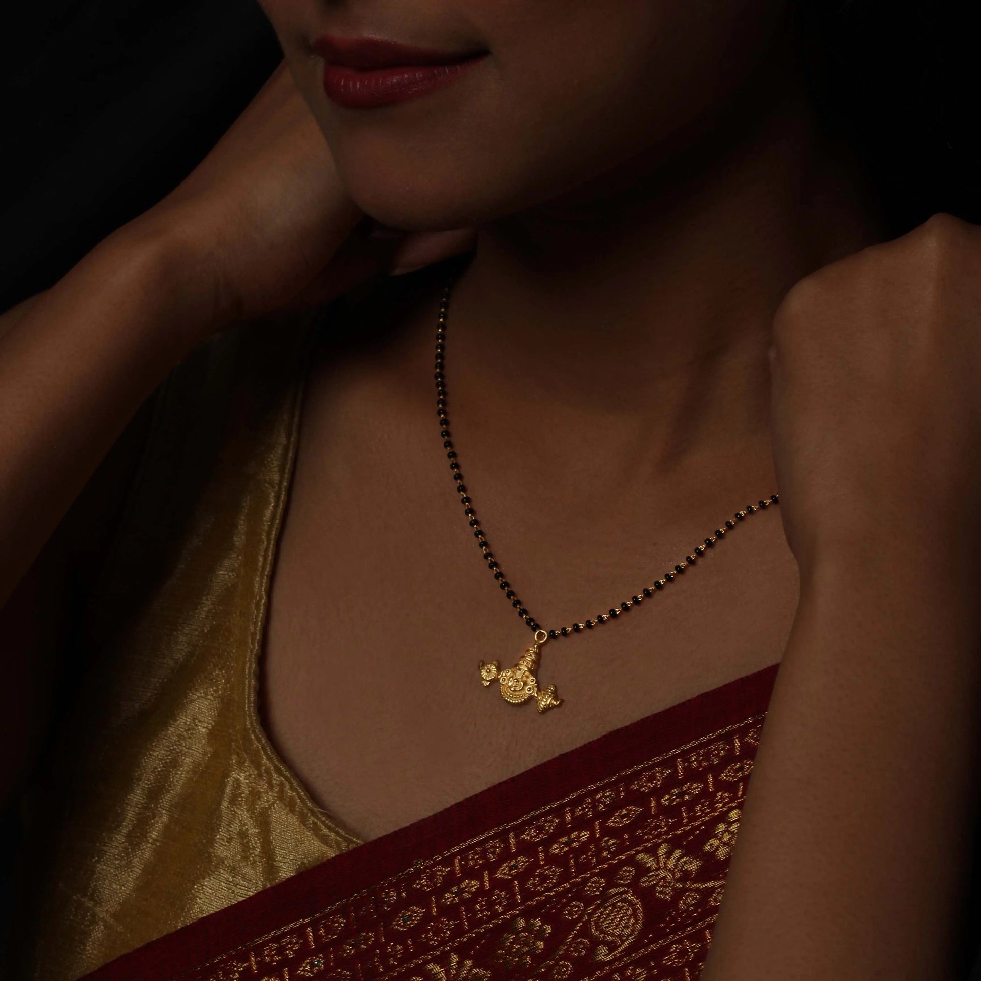 92.5 Sterling Silver Shri Venkateswara Mangalsutra