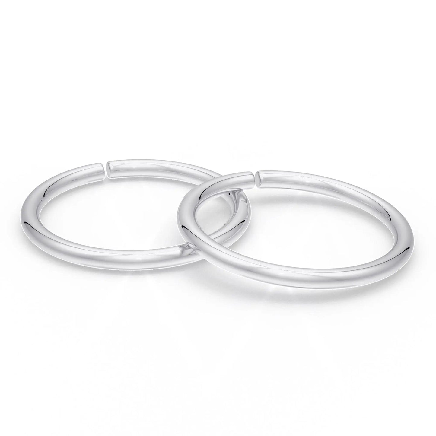 925 Sterling Silver Minimal Toe Ring (Pair)