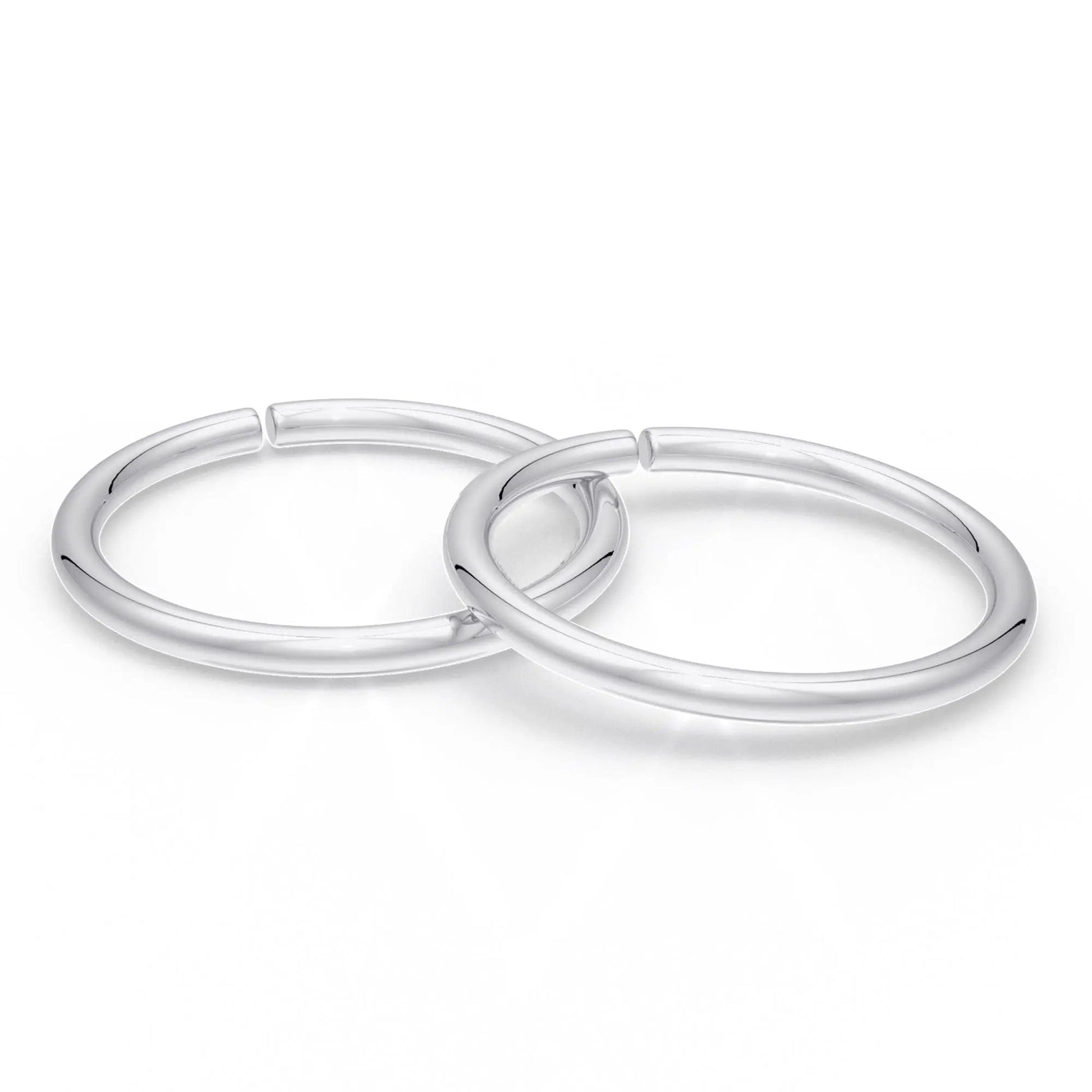 925 Sterling Silver Minimal Toe Ring (Pair)