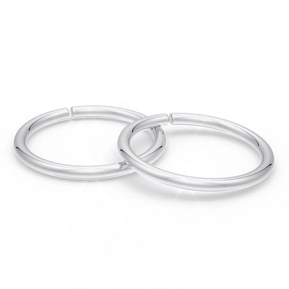 925 Sterling Silver Minimal Toe Ring (Pair)