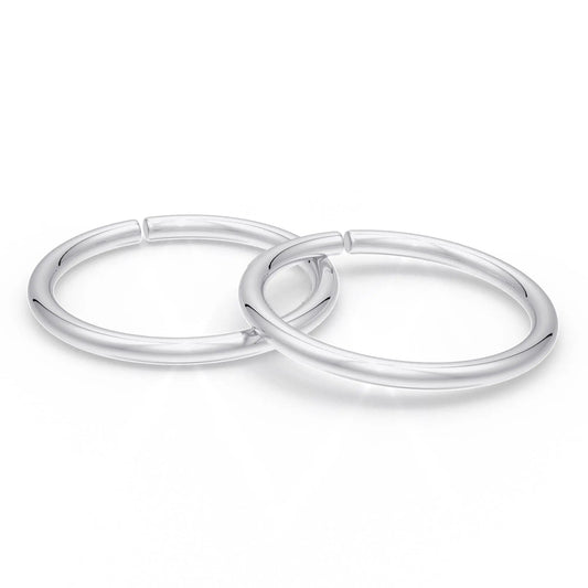 925 Sterling Silver Minimal Toe Ring (Pair)
