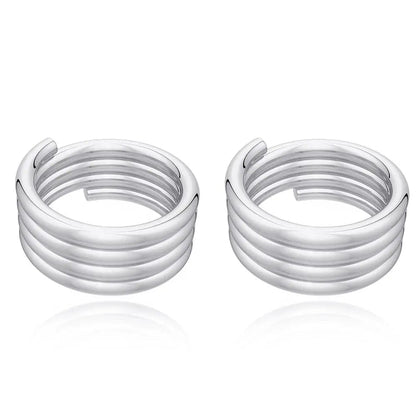 Silver Spiral Toe Ring (Pair)