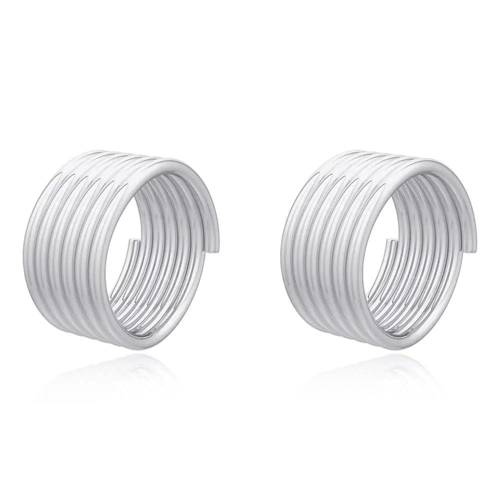 Silver Spring Toe Ring( pair)