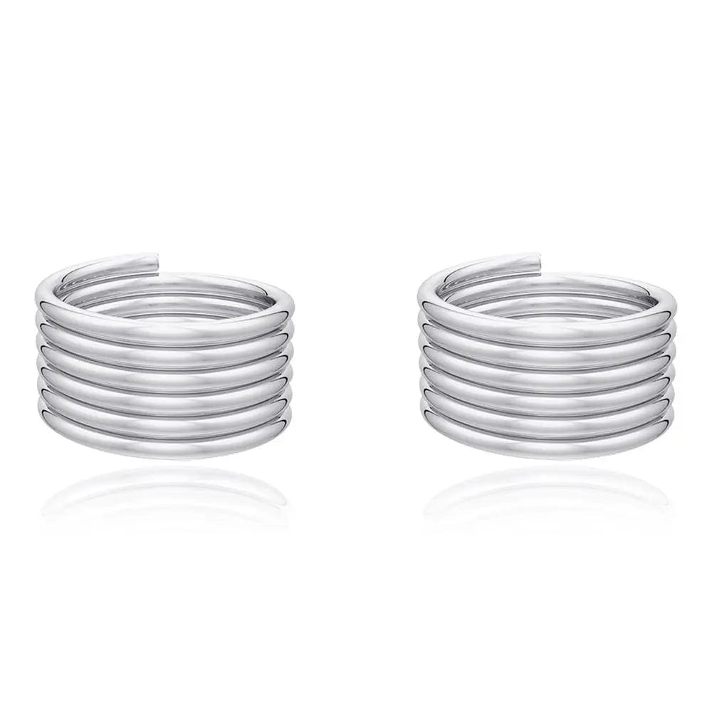 Silver Spring Toe Ring( pair)