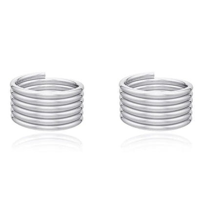 Silver Spring Toe Ring( pair)
