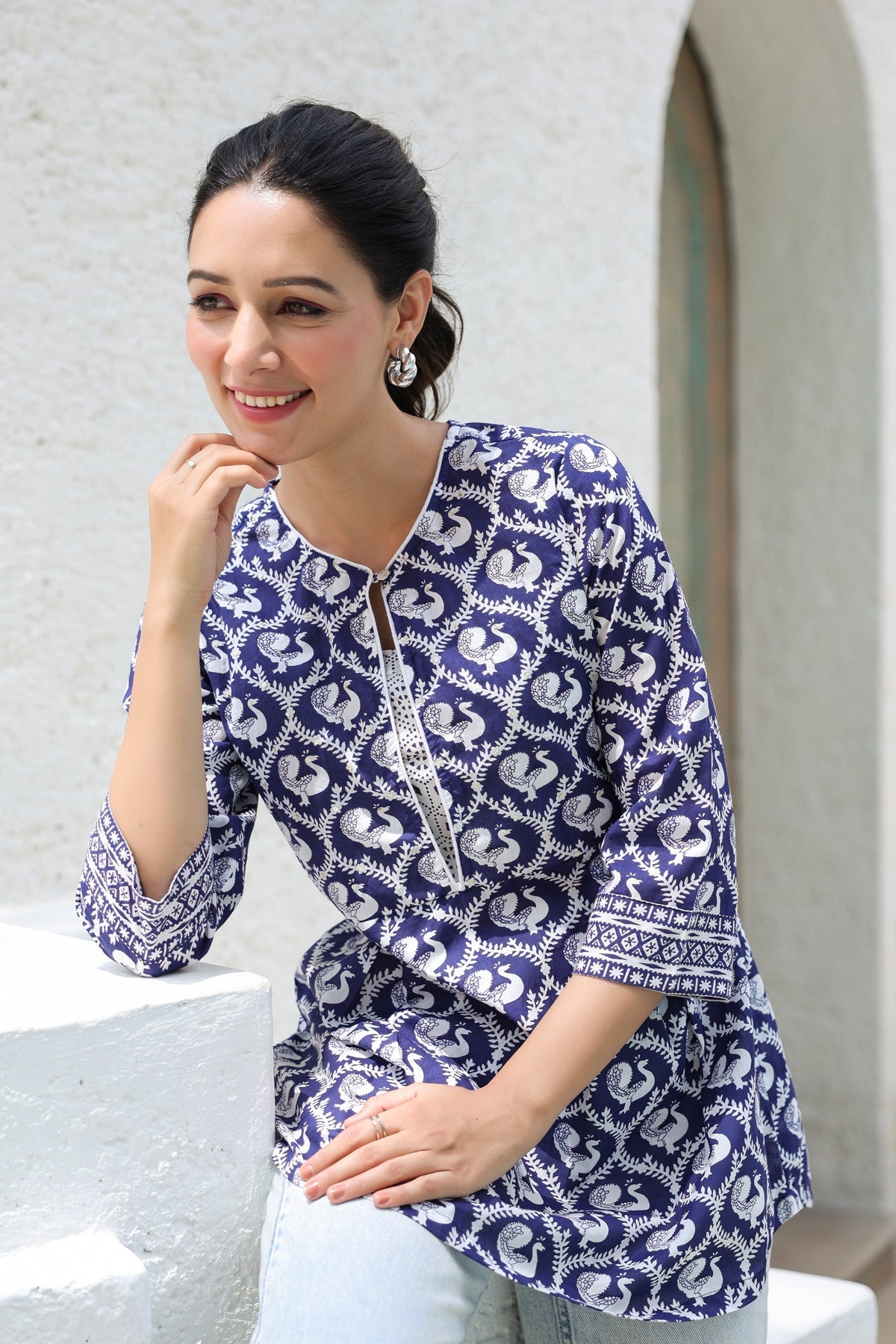 Soft Cotton Ethnic Motifs Kurti