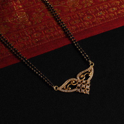 Sterling Silver Zircon Mangalsutra