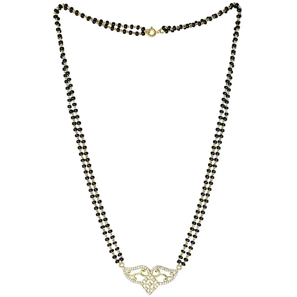 Sterling Silver Zircon Mangalsutra