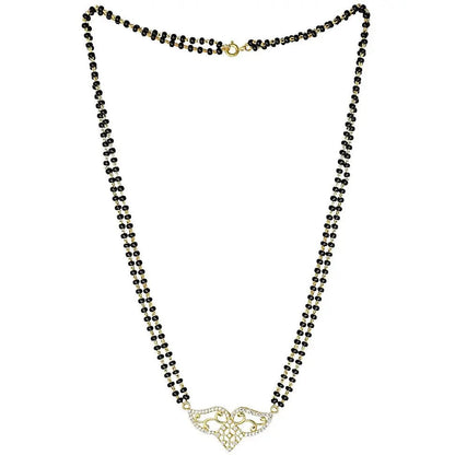 Sterling Silver Zircon Mangalsutra