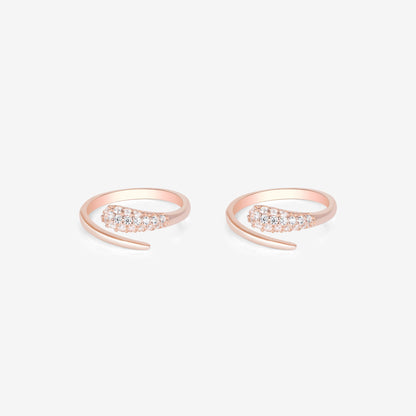 silver toe ring