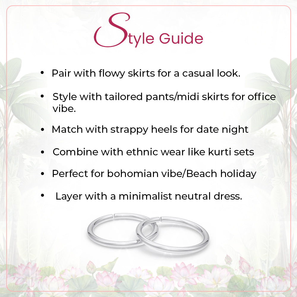 925 Sterling Silver Minimal Toe Ring (Pair)