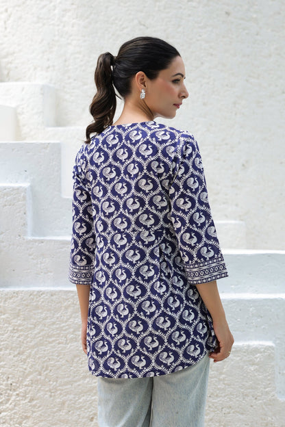 Stylish Ethnic Motifs Cotton Kurti
