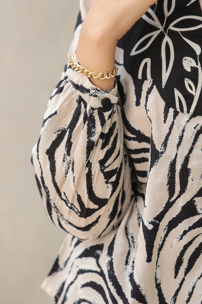 Stylish Printed Cotton Shirt Top