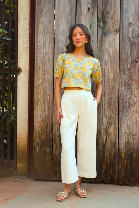 JUNO GOLD COTTON TOP