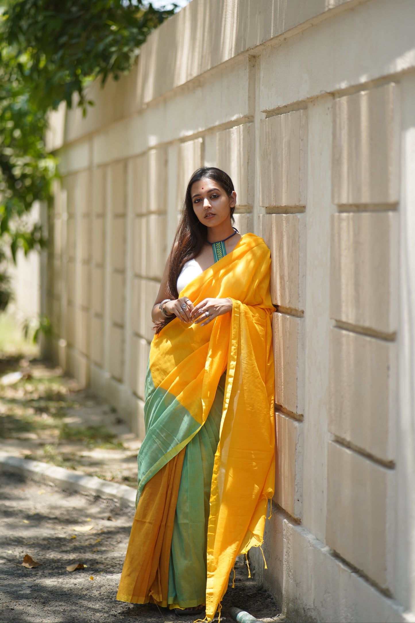 Mul Cotton Saree - Love Struck