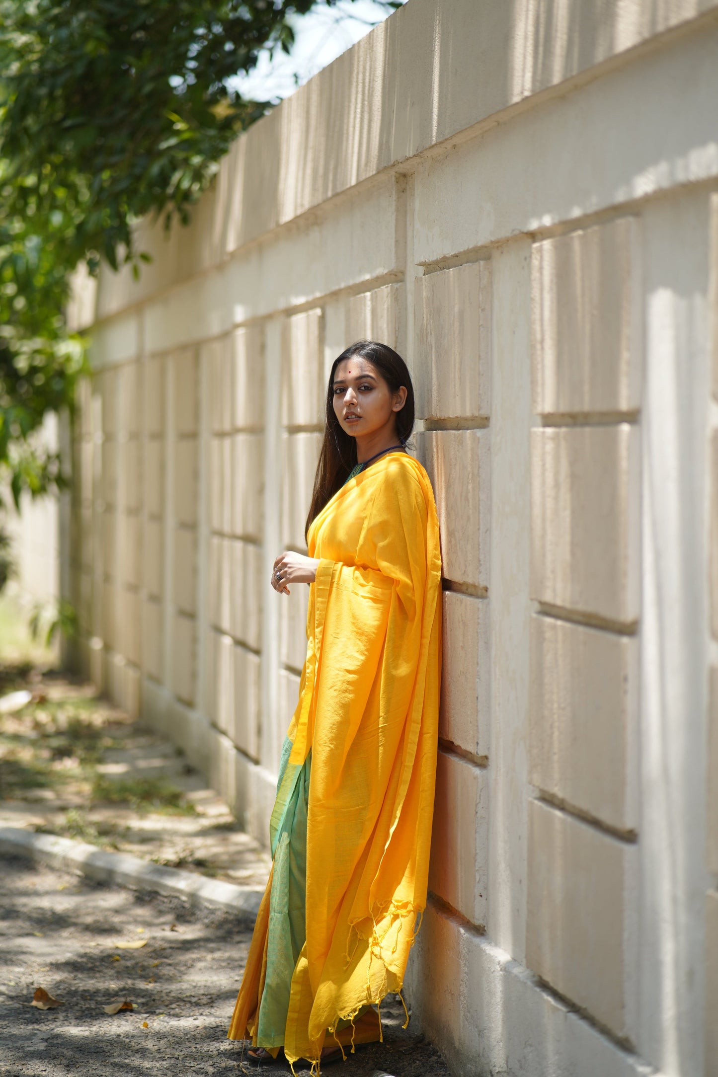 Mul Cotton Saree - Love Struck