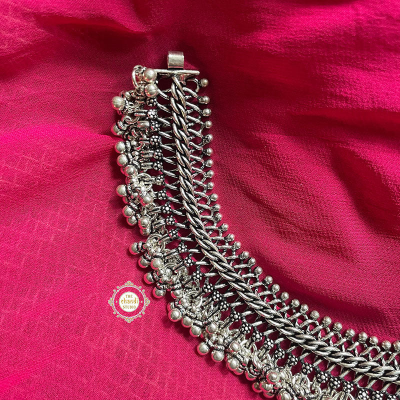 Jashn Braid Ghungroo Anklet (Made to Order)