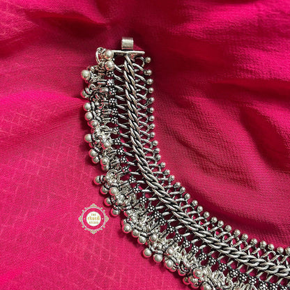 Jashn Braid Ghungroo Anklet (Made to Order)