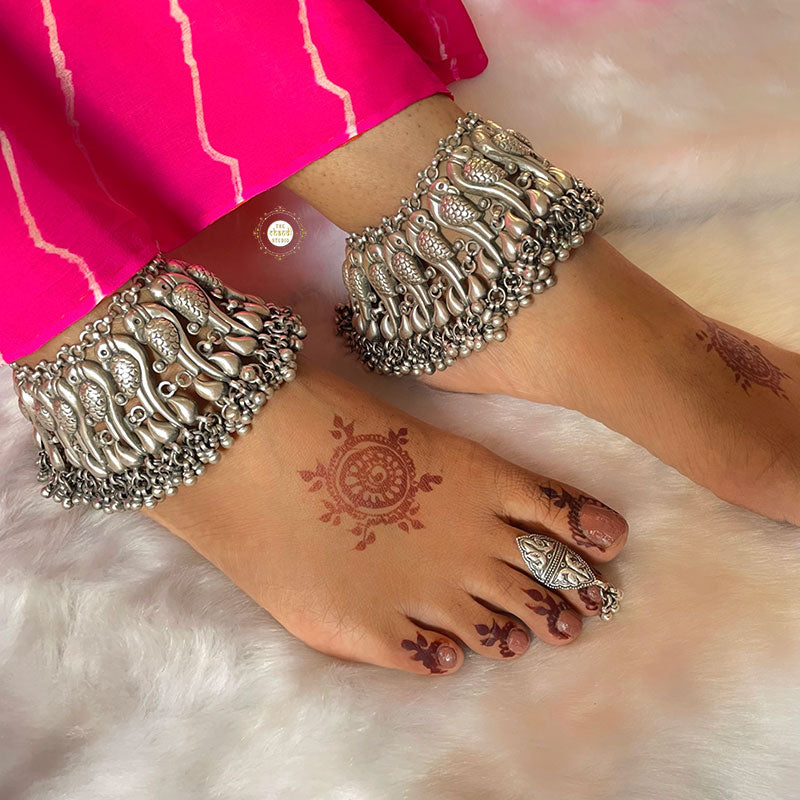 Jashn Parrot Ghungroo Anklet