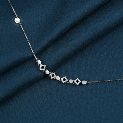 Sparkling Silver Dazzle Anklet (Piece)
