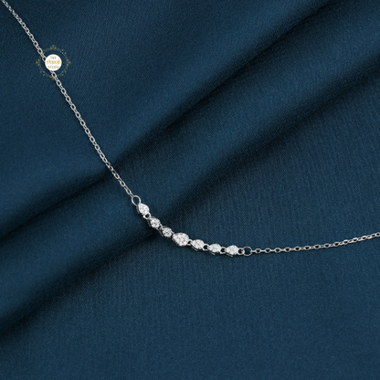 Sparkling Silver Classic Everyday Anklet (Piece)