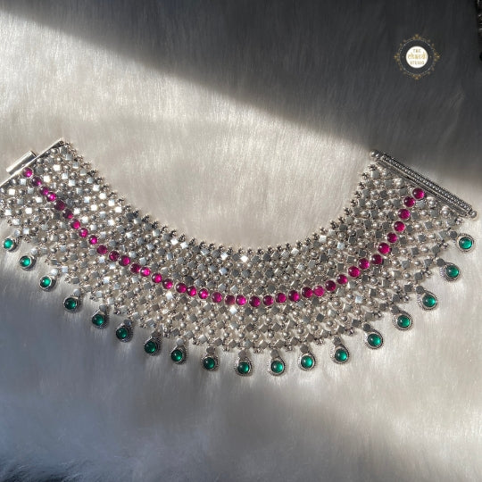 Jashn Stone Anklet (Made to Order)