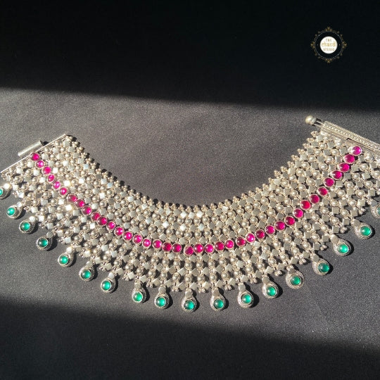 Jashn Stone Anklet (Made to Order)