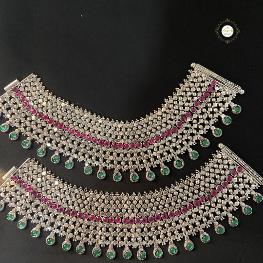 Jashn Stone Anklet (Made to Order)