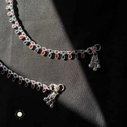 Stone Drop anklet