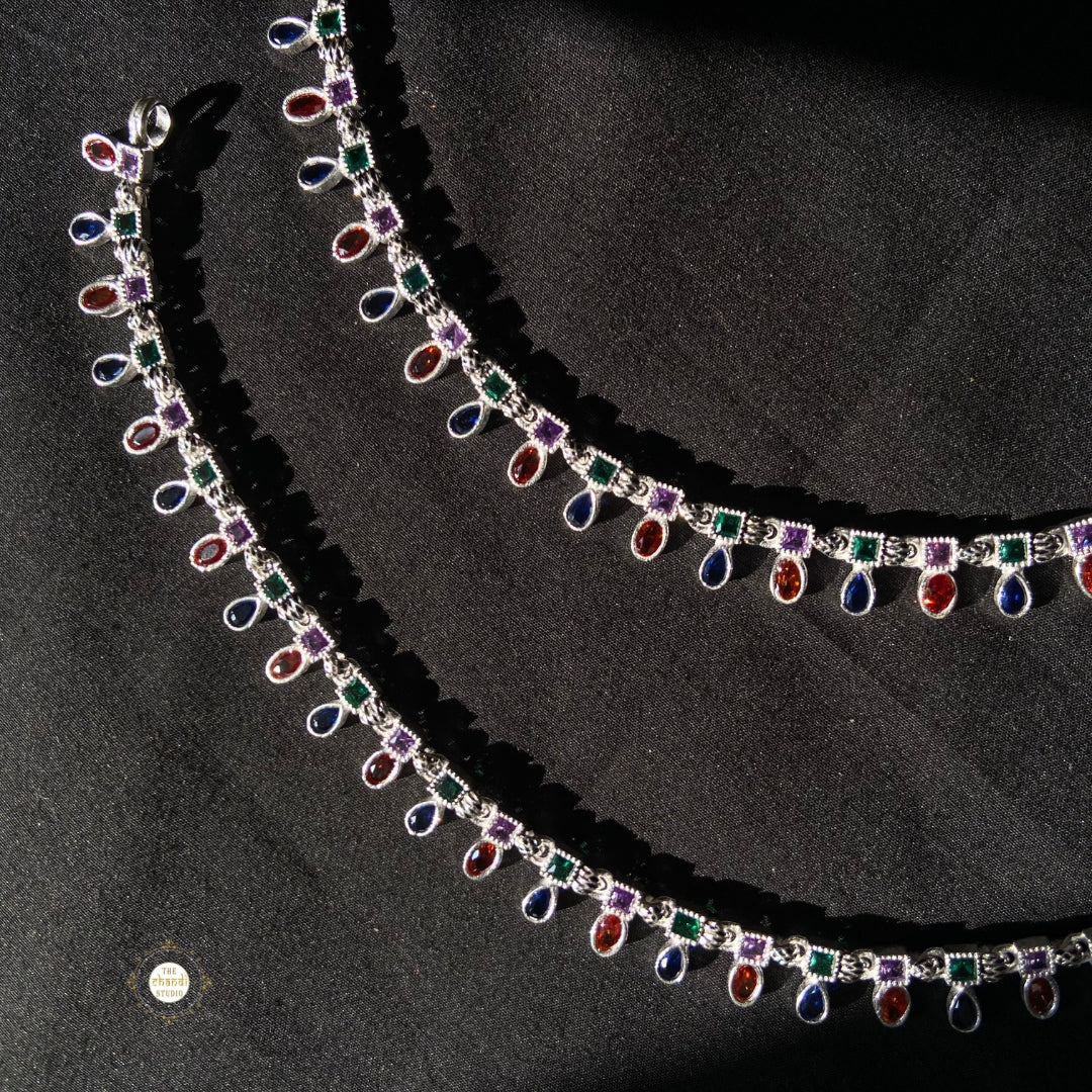 Stone Drop anklet