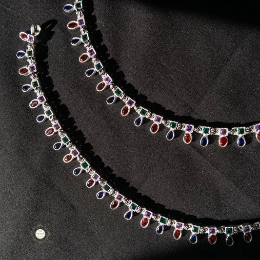 Stone Drop anklet