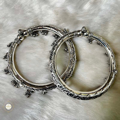 Buy Silver Ghungroo Kada Online