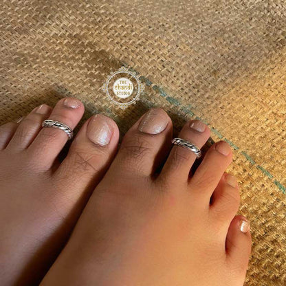 Twisted Rope Toe Ring