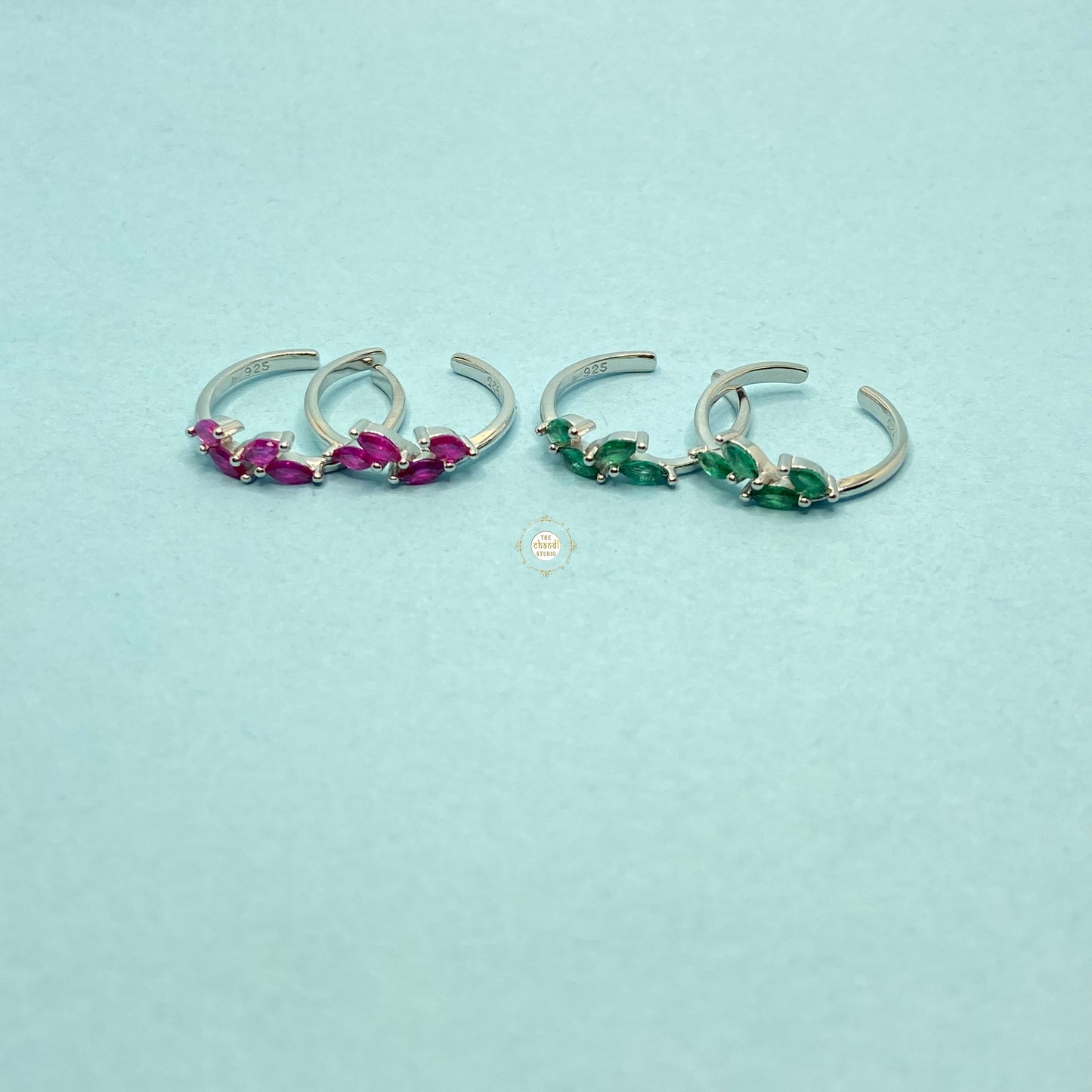 Sparkling Silver Shiny Stride Toe Ring