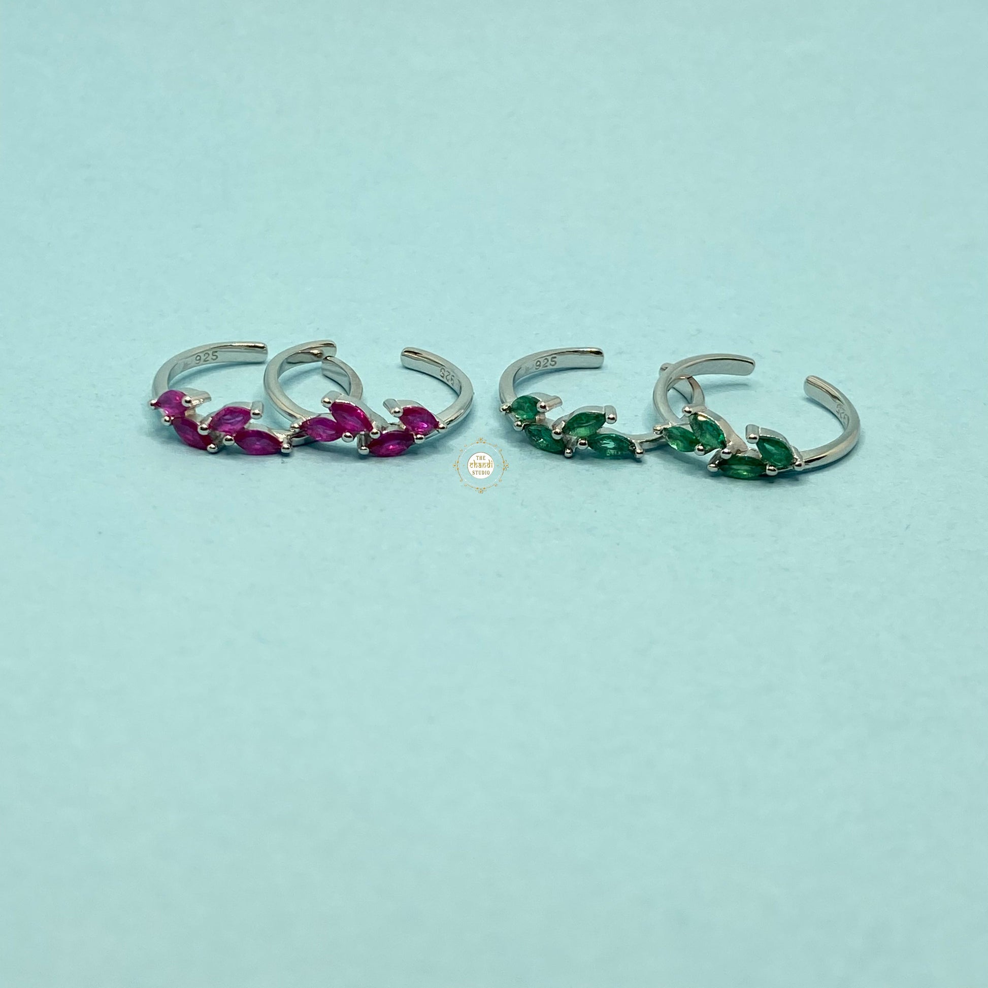 Sparkling Silver Shiny Stride Toe Ring