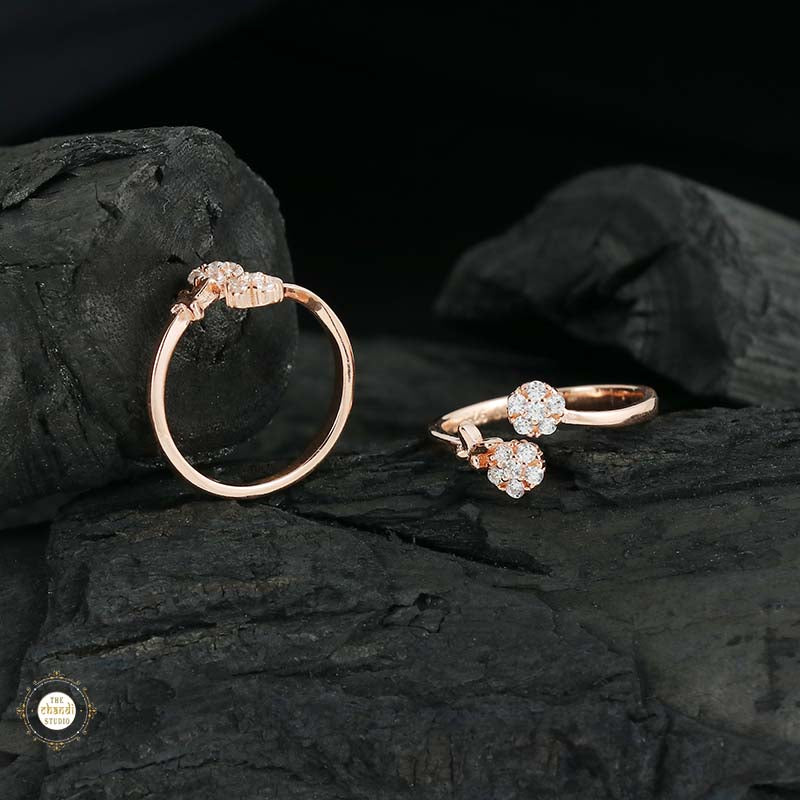 Sparkling Silver Butterfly Toe Ring