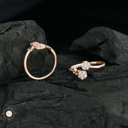 Sparkling Silver Butterfly Toe Ring