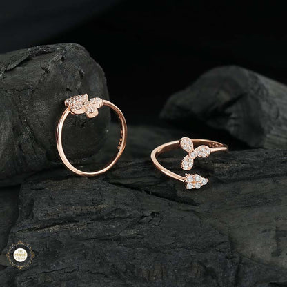 Sterling Silver Sparkling Mist Toe Ring