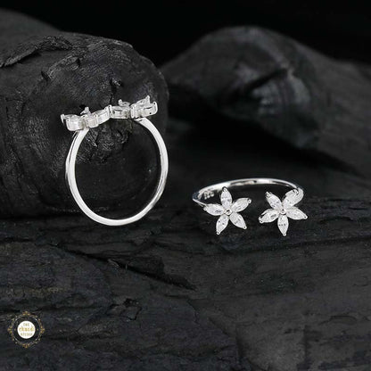 Sterling Silver Sterling Sparkling Shine Toe Ring