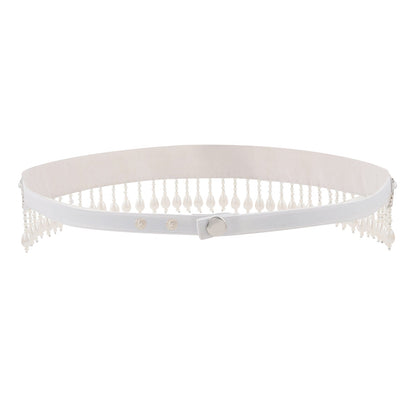 Teejh Naysa Pearl Silver Belt