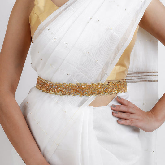Teejh Rayna Bead Gold Belt