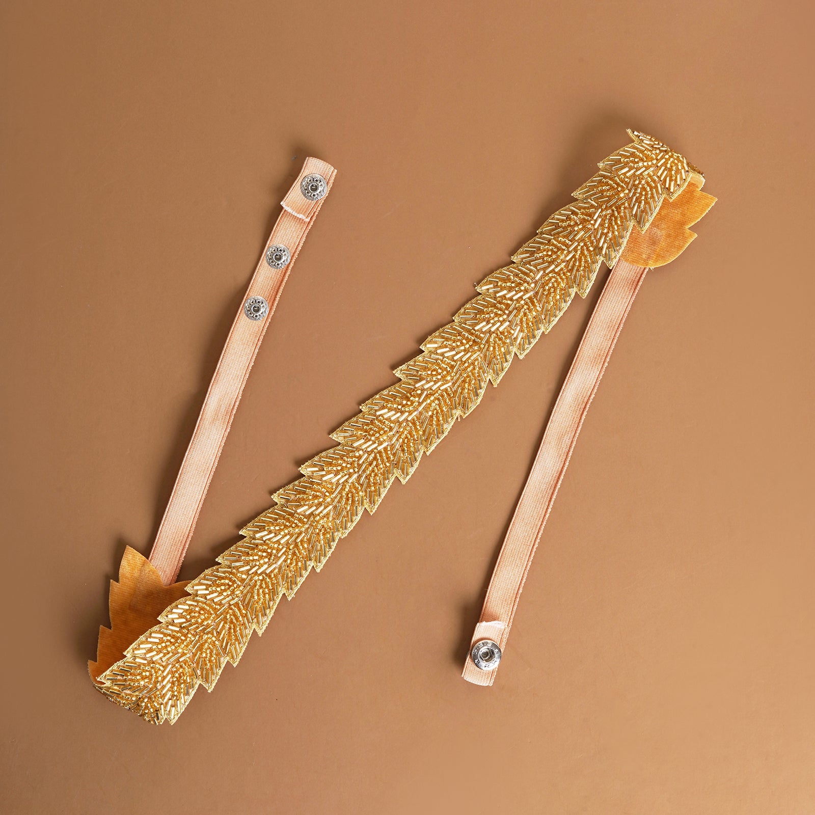 Teejh Rayna Bead Gold Belt