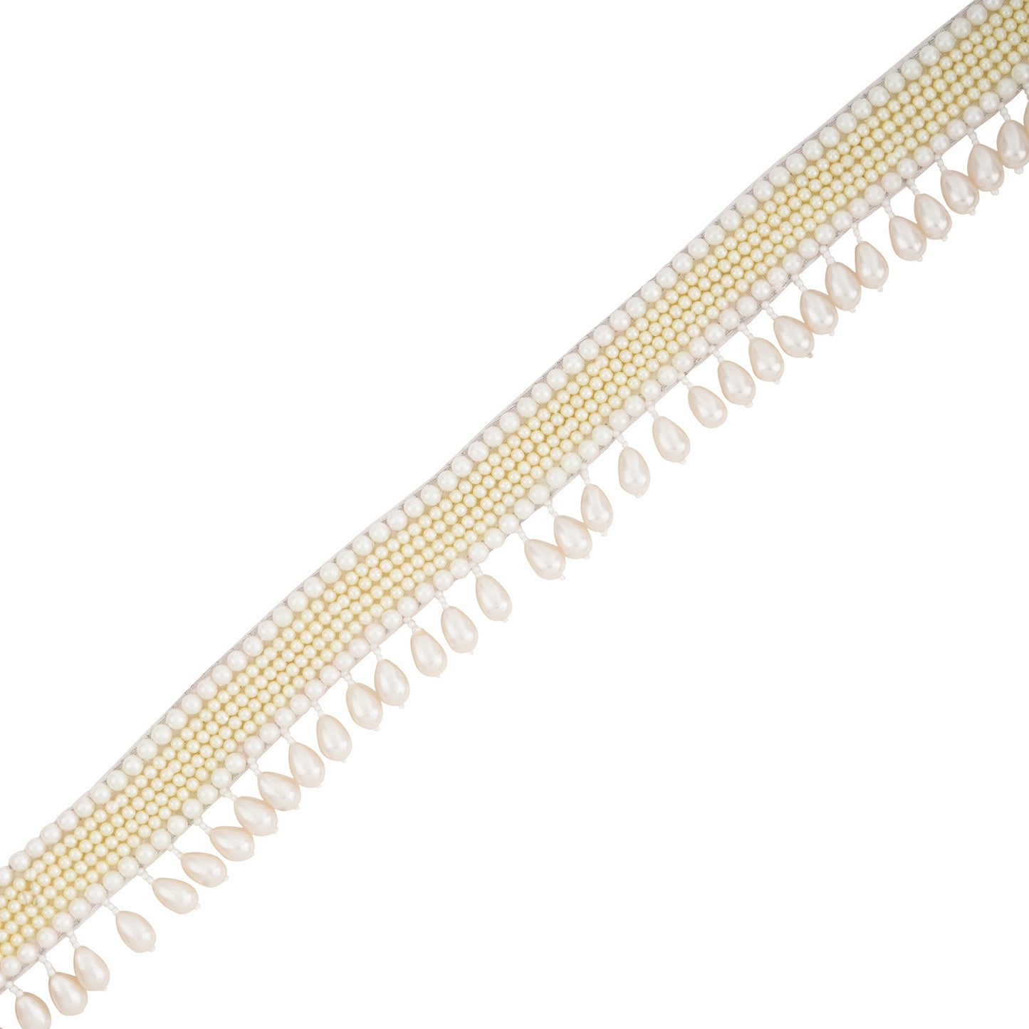 Teejh Zaaria Pearl White Belt