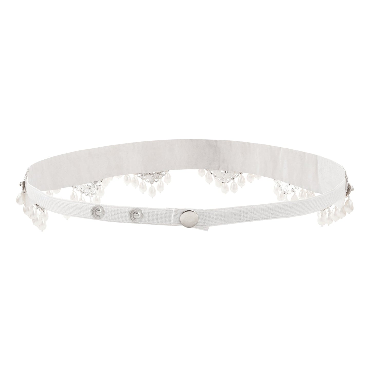 Teejh Qiyara Bead Silver Belt