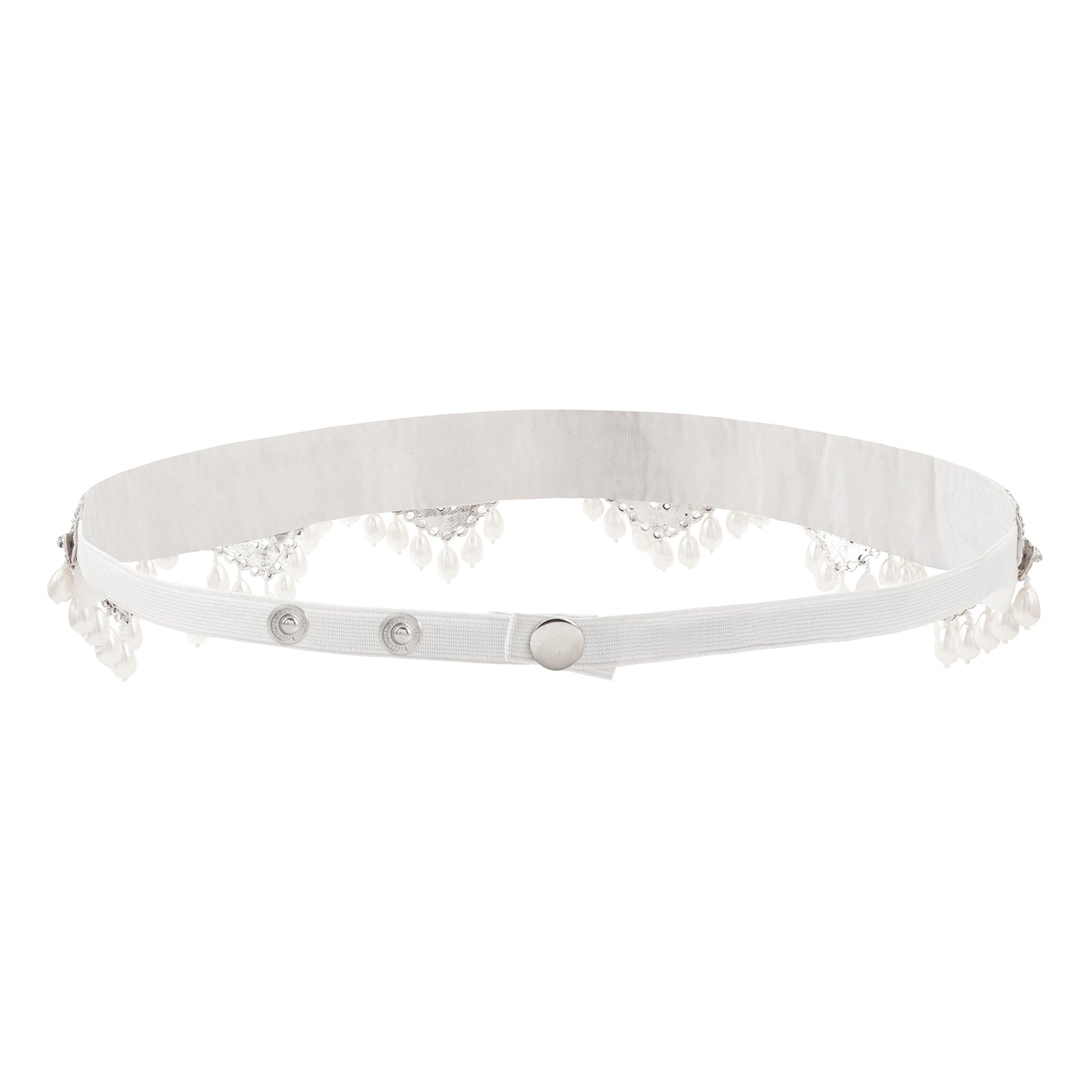 Teejh Qiyara Bead Silver Belt
