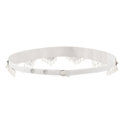 Teejh Qiyara Bead Silver Belt