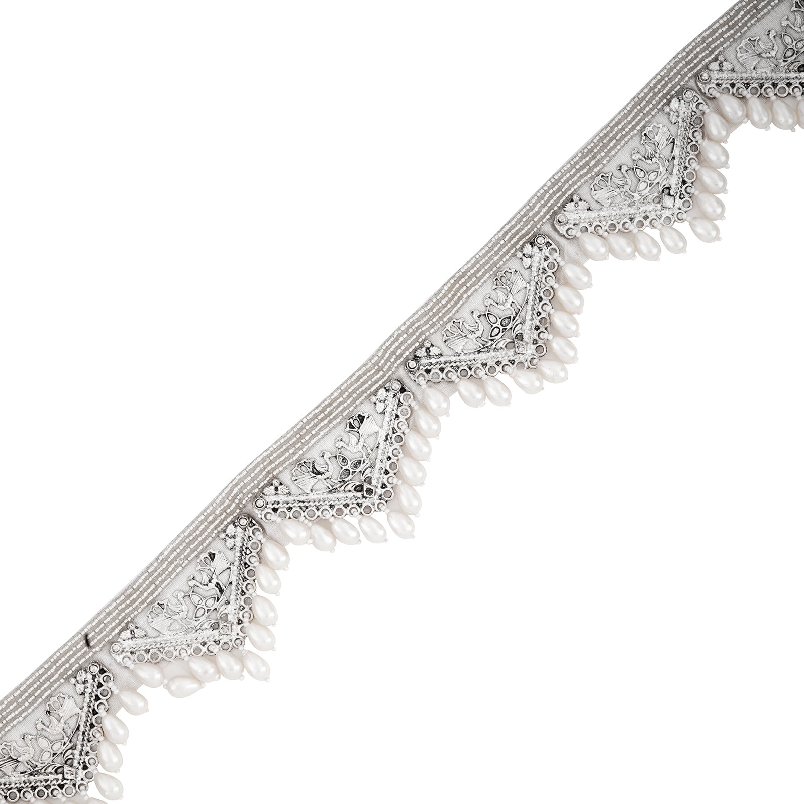 Teejh Qiyara Bead Silver Belt