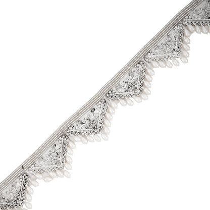 Teejh Qiyara Bead Silver Belt