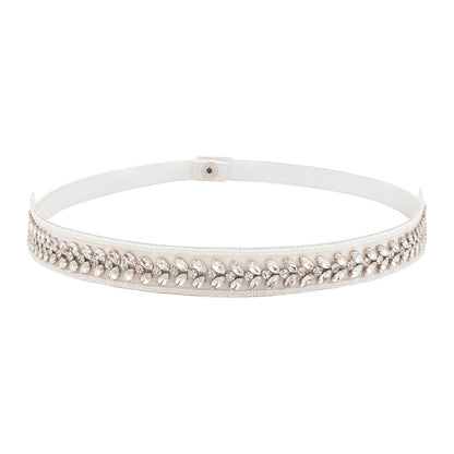 Teejh Palki Stone Silver Belt