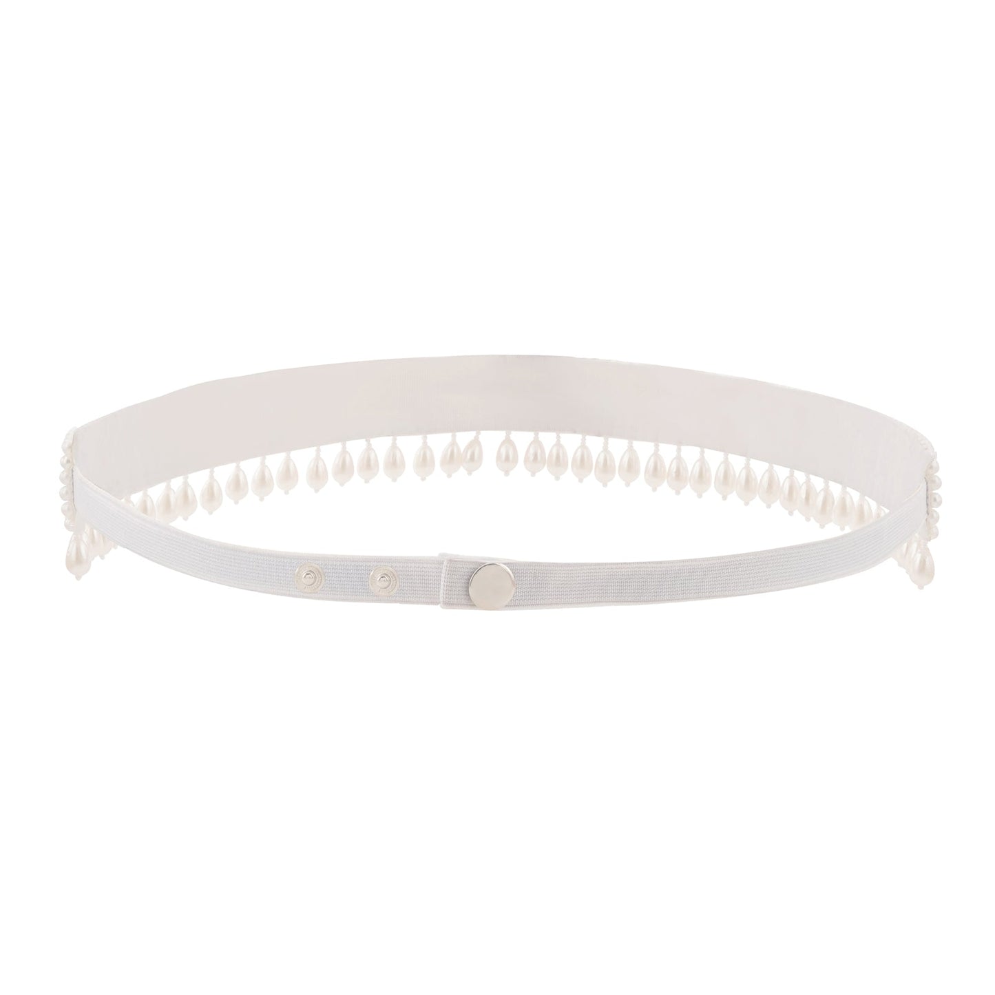 Teejh Xiti Pearl White Belt